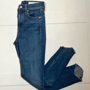 rag & bone High Rise Ankle Skinny Manson Jeans Size 24